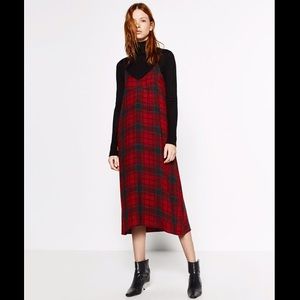Zara plaid dress